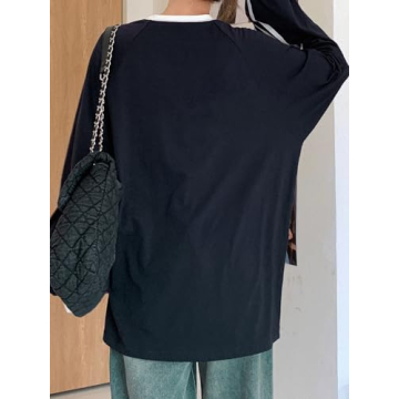 Stylish SHENHE Oversized Graphic Tee for Women