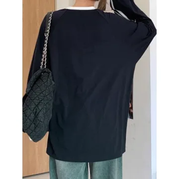 Stylish SHENHE Oversized Graphic Tee for Women