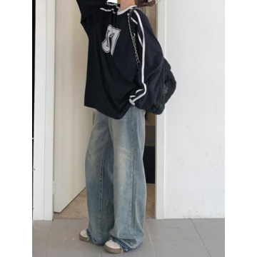 Stylish SHENHE Oversized Graphic Tee for Women