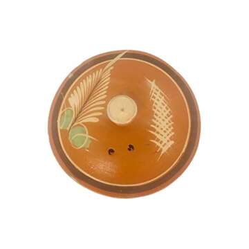 Mexican Handmade Clay Cooking Pot for Beans and Stews