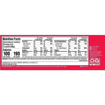 CLIF BLOKS Strawberry Energy Chews - Plant Based Fuel