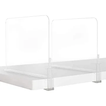 Richards Acrylic Shelf Dividers: Easy Storage Solution