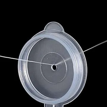 AnglerDream 10PCS Bait Elastic Thread Sea Fishing Tying Material 0.2mm 656FT Per Spool Stretchy Invisible Sea Fishing Line Keeping Bait On Hook