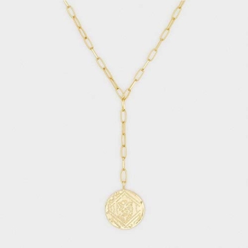 gorjana Women's Ana Coin Lariat - Elegant Gold Necklace