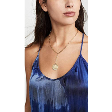 gorjana Women's Ana Coin Lariat - Elegant Gold Necklace