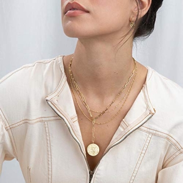 gorjana Women's Ana Coin Lariat - Elegant Gold Necklace