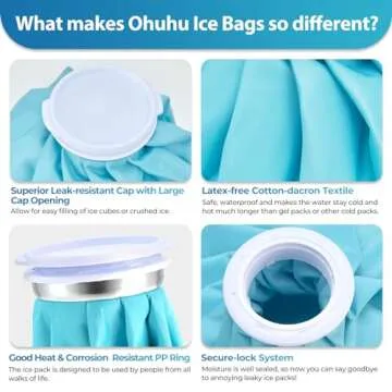 Reusable Ice Pack for Injuries: Ohuhu Hot & Cold Therapy