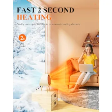 Gaiatop Space Heater - Cute, Powerful & Energy Efficient