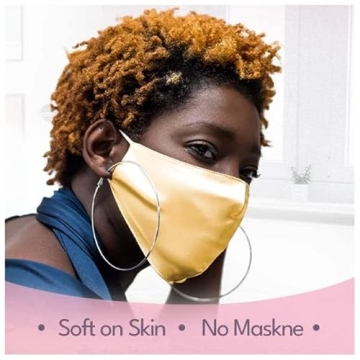 Premium 22 Momme Silk Face Mask Reusable Adjustable Dust Protection