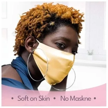 Premium 22 Momme Silk Face Mask Reusable Adjustable Dust Protection