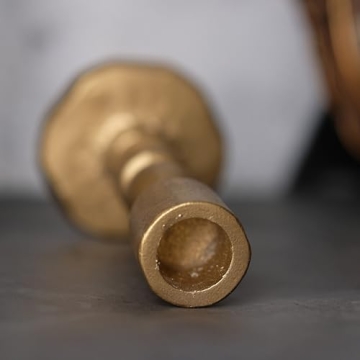 Elegant Antique Gold Candlestick Holders for Home Decor