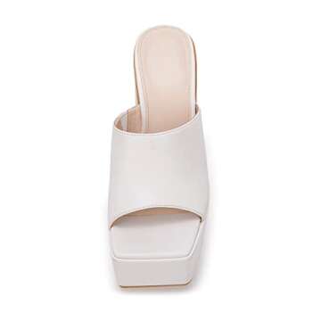 VETASTE Women's Stylish Platform Block Heels for Comfort