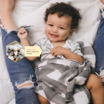 Burt's Bees Baby Bodysuits - Organic Cotton, Pack of 3