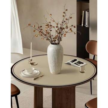 Kokrose Rustic Ceramic Table Vase for Elegant Home Decor