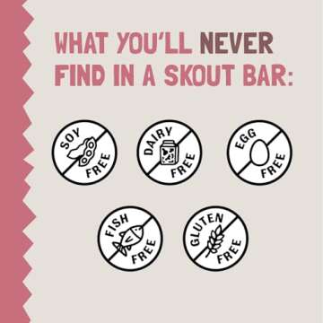 Skout Organic Raspberry Rush Kids Snack Bars (18 Pack) | Organic Kids Snack Bars | Plant-Based Nutrition, No Refined Sugar | Vegan | Gluten, Dairy, Grain, Peanut, Tree Nut & Soy Free