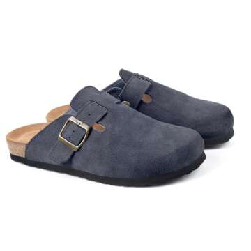 ZHILETAO Suede Clogs - Slip On Comfort Footwear