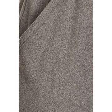 Leggings Depot Womens Relaxed fit Jogger Pants - Track Cuff Sweatpants with Pockets, Heather Grey, Medium