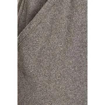 Leggings Depot Womens Relaxed fit Jogger Pants - Track Cuff Sweatpants with Pockets, Heather Grey, Medium