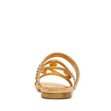 Katy Perry Women's The Anat Slide Sandal, NEW GOLD, 8