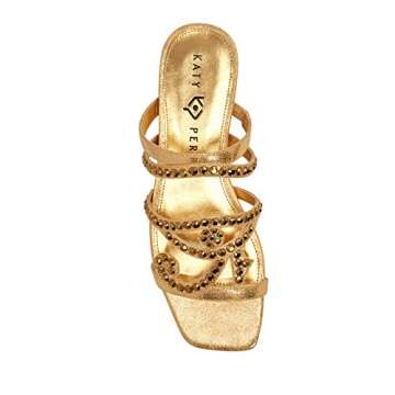 Katy Perry Women's The Anat Slide Sandal, NEW GOLD, 8