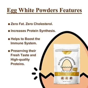 Orgnisulmte Egg White Protein Powder 8 Oz - Pure Protein for All