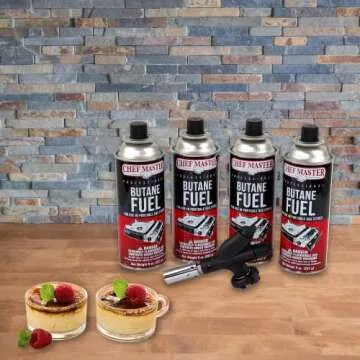 Chef Master Butane Torch Combo for Culinary Precision