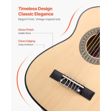 VEVOR Acoustic Guitar for Kids 30 Inch Beginner Starter Kit