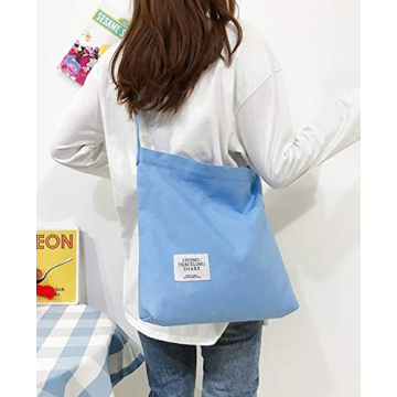 Covelin Women's Retro Large Canvas Shoulder Bag for Every Day