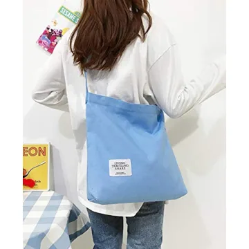 Covelin Women's Retro Large Canvas Shoulder Bag for Every Day