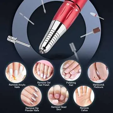 KUIIYER Electric Nail Drill Machine 30000RPM