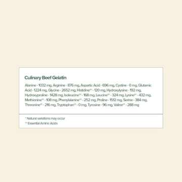 Great Lakes Wellness Beef Gelatin Powder for Culinary Needs - Perfect for Gummies, Marshmallows, Desserts and more - Unflavored - Grass-Fed, Kosher, Keto, Non-GMO 16 oz