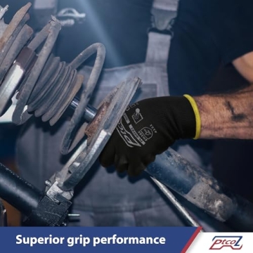 Bulk Pack of 12 Lightweight PU Coated Work Gloves