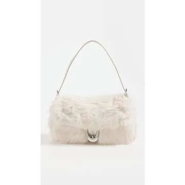 Luxury STAUD Women's Harlow Faux Fur Shoulder Bag for Every Occasion