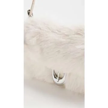 STAUD Faux Fur Harlow Bag - Luxury Stylish Shoulder Bag