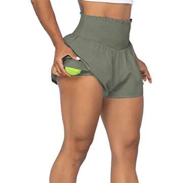 Sunzel Women Biker Shorts Stylish High Waisted with Pockets