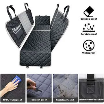 VanGeeStar Waterproof Dog Car Seat Cover for All Vehicles
