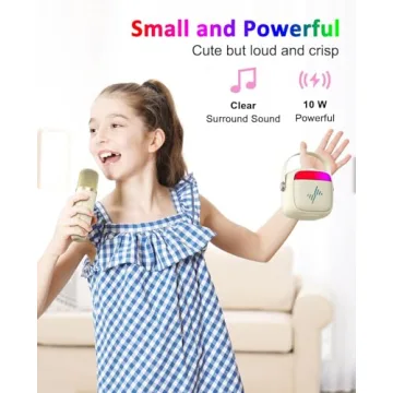 LENRUE Karaoke Machine for Kids - Fun Singing Experience