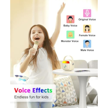 LENRUE Karaoke Machine for Kids - Fun Singing Experience