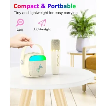 LENRUE Karaoke Machine for Kids - Fun Singing Experience