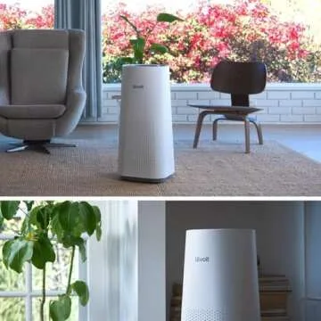 LEVOIT Air Purifiers for Home Large Room with Main Filter for Allergies, Cleaner for Pets, Smoke Mold, Pollen, Dust, Quiet Odor Eliminators for Bedroom, Smart Sensor, Auto Mode, LV-H134, White
