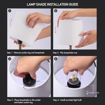 O’Bright Seraph Mini Cordless LED Table Lamp with Dimmer