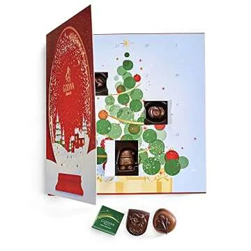 Godiva Red Advent Calendar - 24 Holiday Chocolates