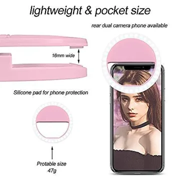 Portable UMsky Selfie Ring Light for All Devices