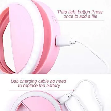 Portable UMsky Selfie Ring Light for All Devices