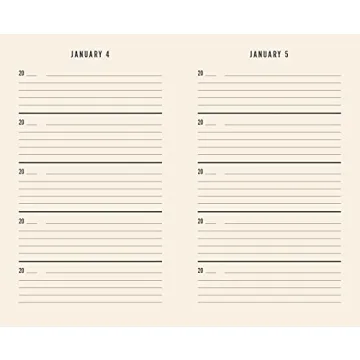 Canvas One Line a Day: A Five-Year Memory Book (Yearly Memory Journal and Diary, Natural Canvas Cover)