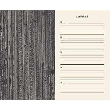 Canvas One Line a Day: A Five-Year Memory Book (Yearly Memory Journal and Diary, Natural Canvas Cover)