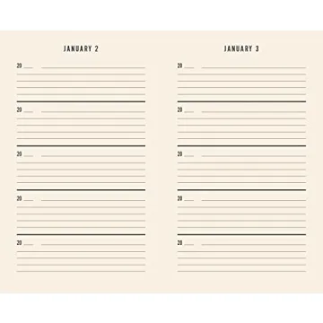 Canvas One Line a Day: A Five-Year Memory Book (Yearly Memory Journal and Diary, Natural Canvas Cover)