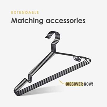 Pamo Industrial Pipe Clothing Rack - Wall Mounted Storage