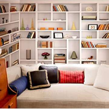 Bookshelf Background for Creative Conferences