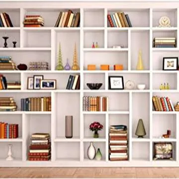 Bookshelf Background for Creative Conferences